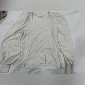 Nation LTD Long Sleeve puff sleeve NWOT